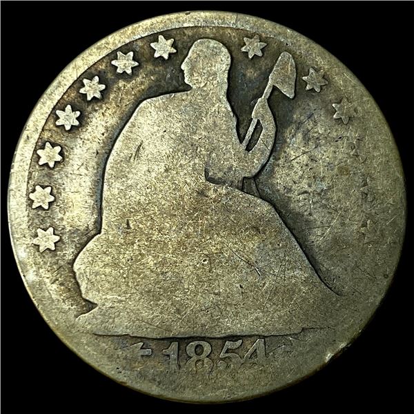 1854-O Silver Half Dollar NICELY CIRCULATED