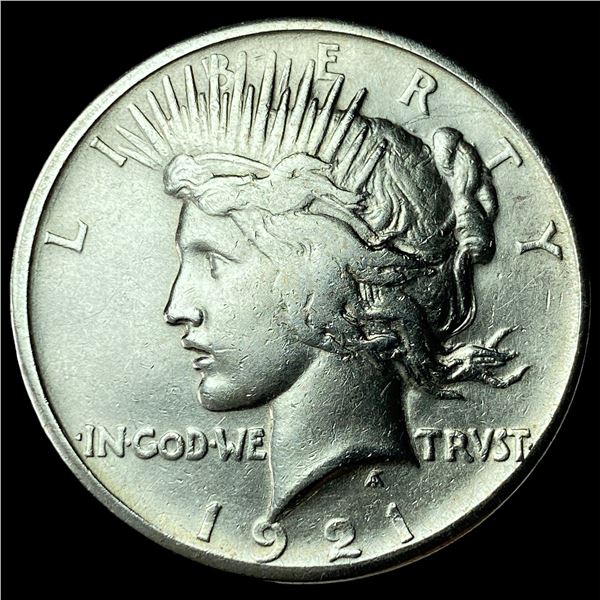 1921 Silver Peace Dollar CLOSELY UNCIRCULATED