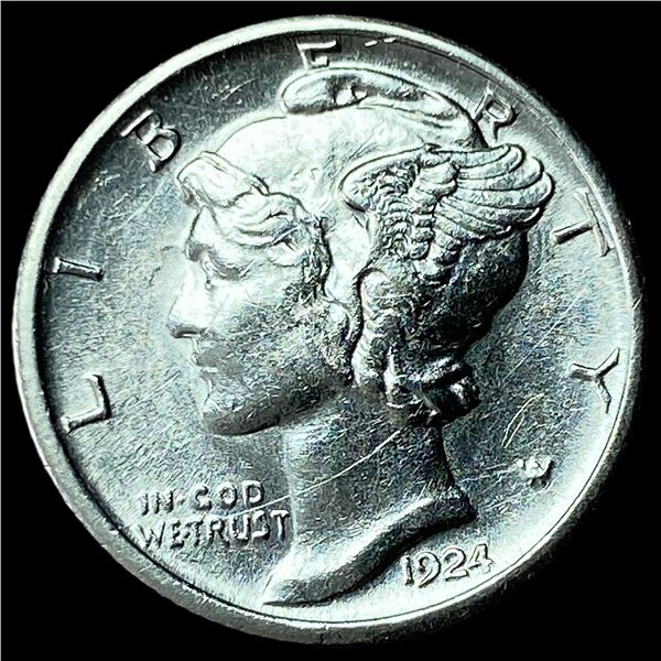 1924-S Silver Mercury Dime UNCIRCULATED