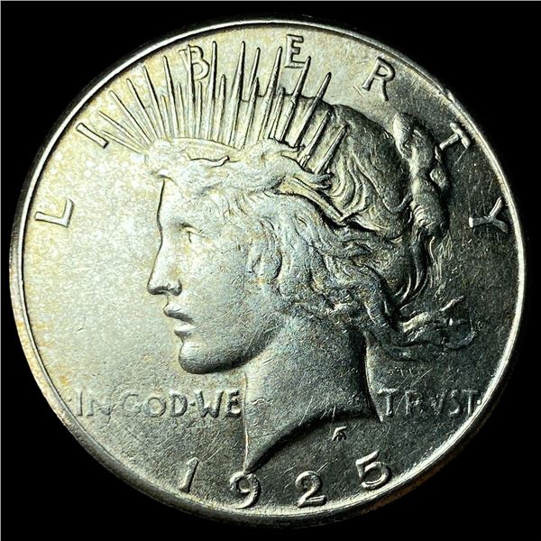 1925-S Silver Peace Dollar CLOSELY UNCIRCULATED