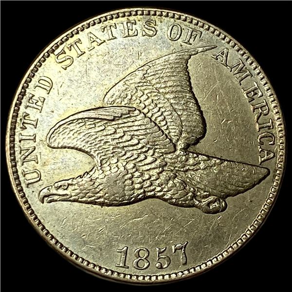 1857 Flying Eagle Cent CHOICE BU