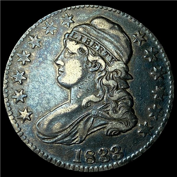 1833 Capped Bust Half Dollar CHOICE AU