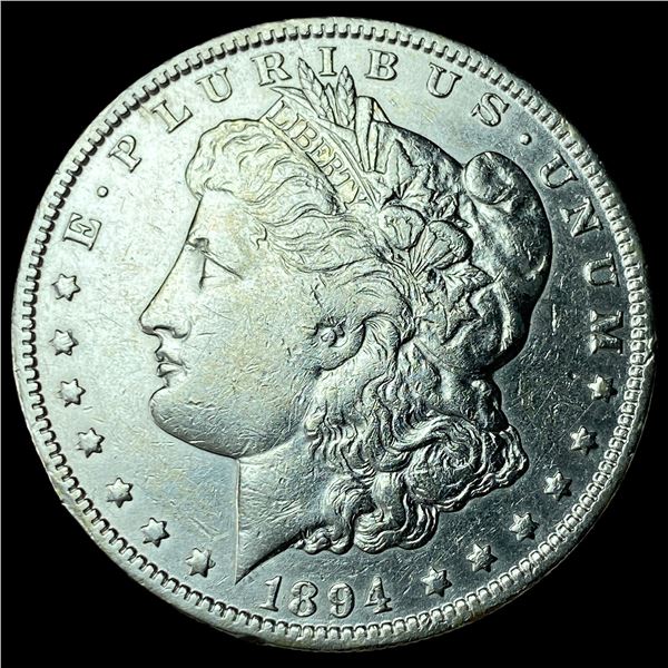 1894-O Silver Morgan Dollar NEARLY UNCIRCULATED