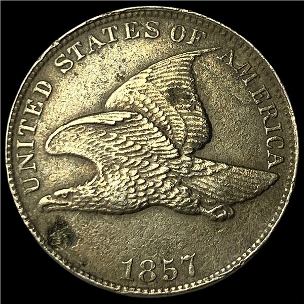 1857 Flying Eagle Cent CLOSELY UNCIRCULATED