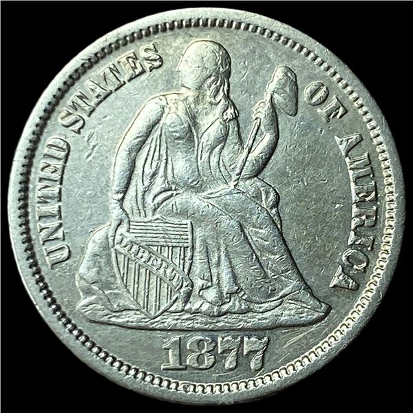 1877 Seated Liberty Dime UNCIRCULATED