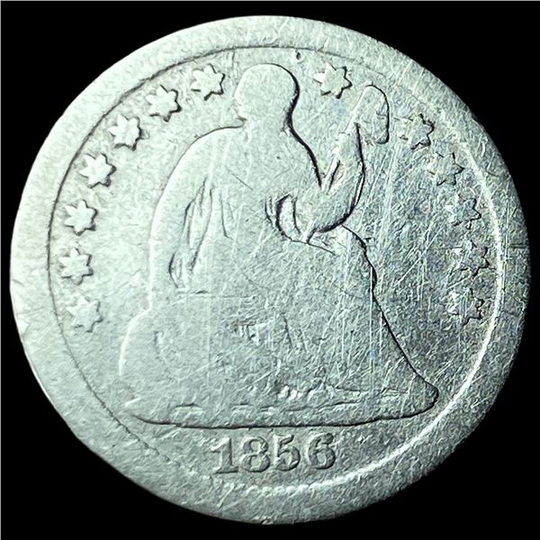 1856 Silver Half Dime NICELY CIRCULATED