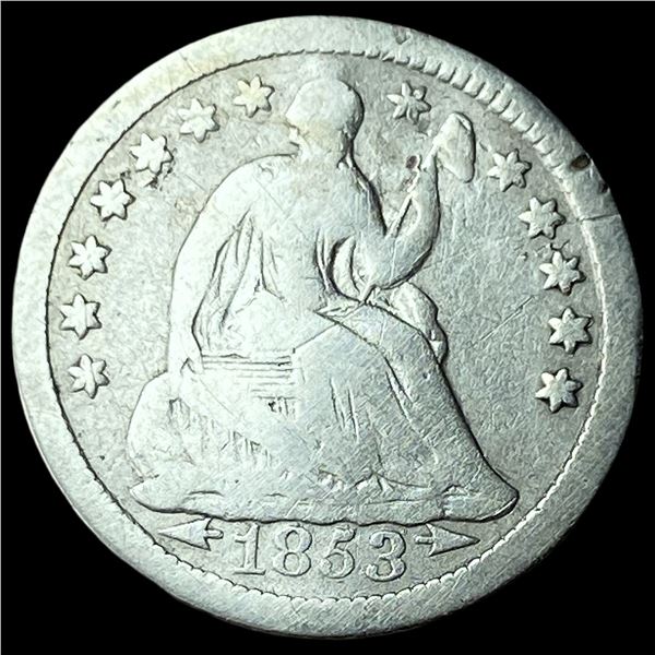 1853-O Seated Liberty Half Dime LIGHTLY CIRCULATED