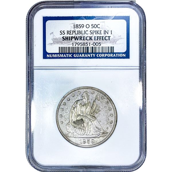 1859-O Seated Liberty Half Dollar NGC