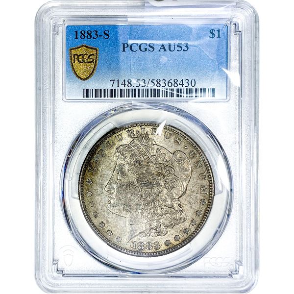1883-S Morgan Silver Dollar PCGS AU53