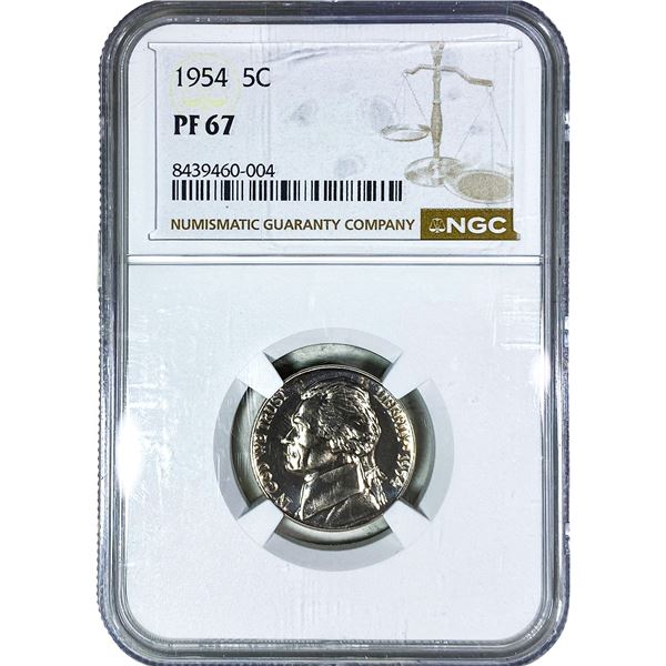 1954 Jefferson Nickel NGC PF67