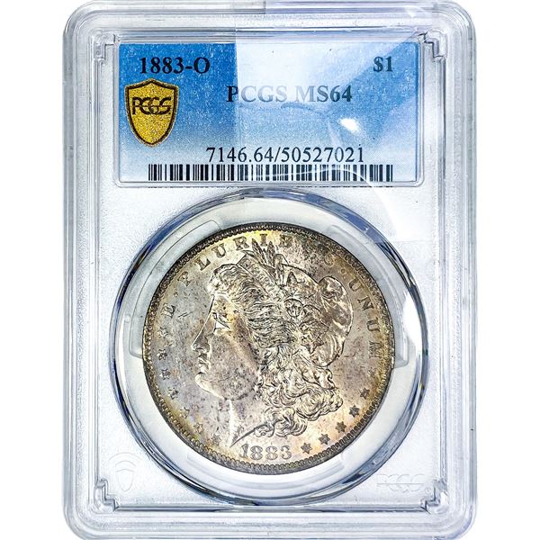 1883-O Morgan Silver Dollar PCGS MS64