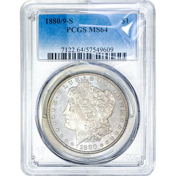 1880/9-S Morgan Silver Dollar PCGS MS64
