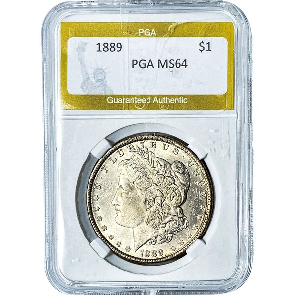 1889 Morgan Silver Dollar PGA MS64