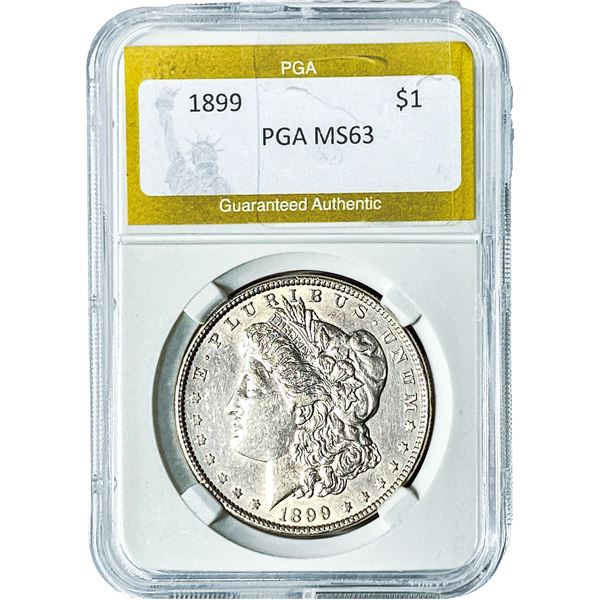 1899 Morgan Silver Dollar PGA MS63