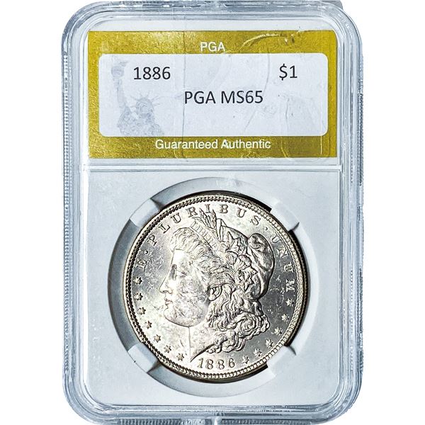 1886 Morgan Silver Dollar PGA MS65