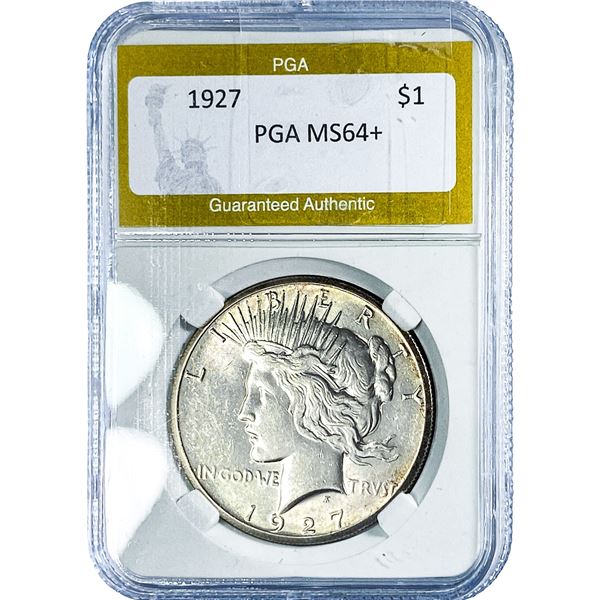 1927 Silver Peace Dollar PGA MS64+