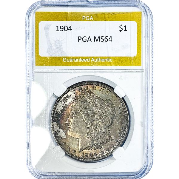 1904 Morgan Silver Dollar PGA MS64