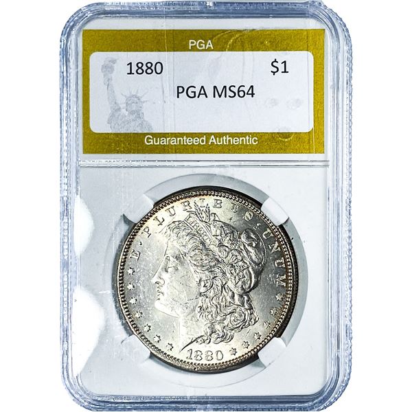 1880 Morgan Silver Dollar PGA MS64