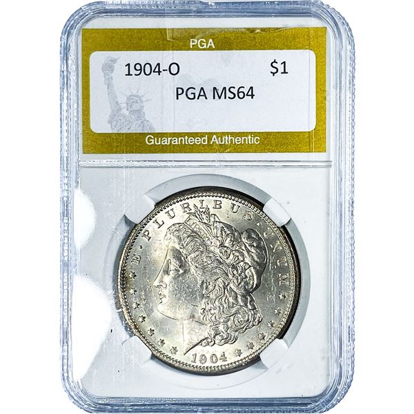1904-O Morgan Silver Dollar PGA MS64