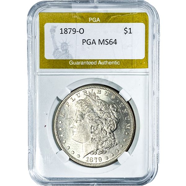 1879-O Morgan Silver Dollar PGA MS64