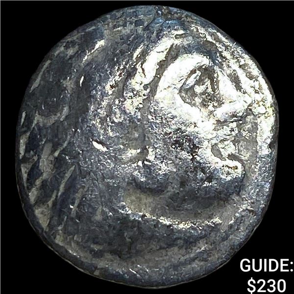 Macedonian Kingdom Type of Alexander III 4th Century BC Silver Drachm NEARLY UNCIRCULATED