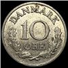 Image 2 : 1969 Denmark Copper Nickel 10 Ore