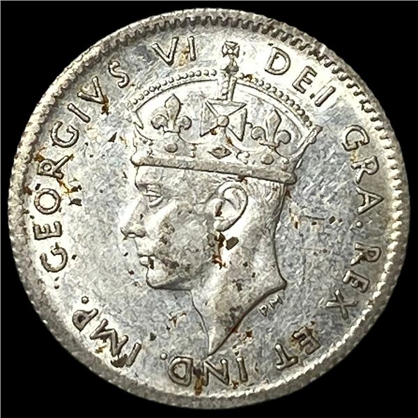 1941 Canada Newfoundland Silver 5 Cents