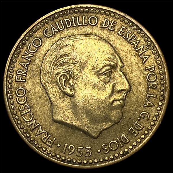 1953 Spain 1 Peseta