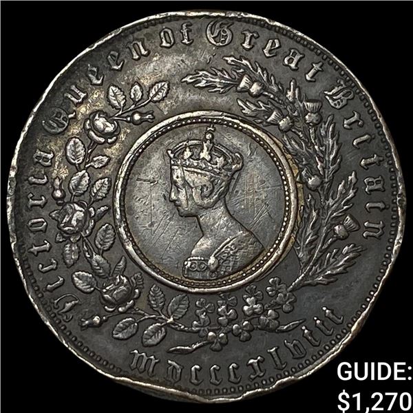1840 Great Britain Bi Metallic Model Crown