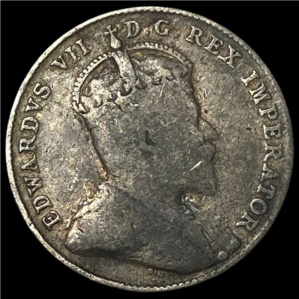 1902 Canada Silver 10 Cents