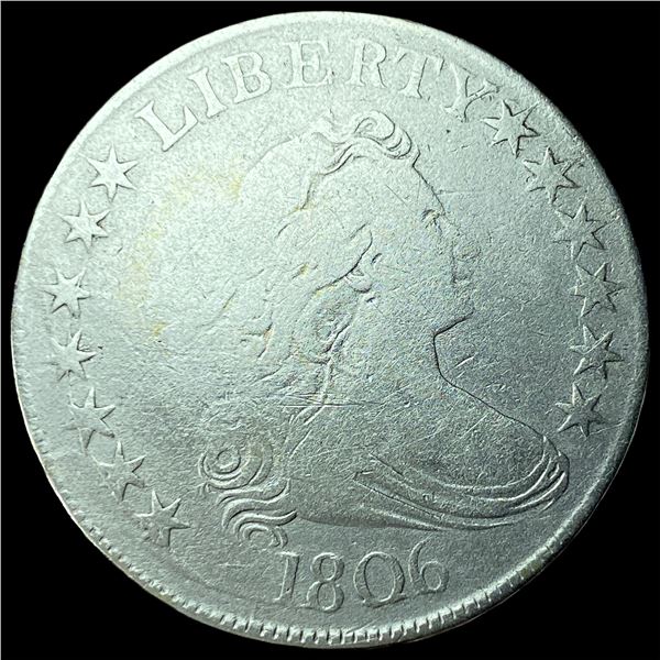 1806 Draped Bust Half Dollar NICELY CIRCULATED