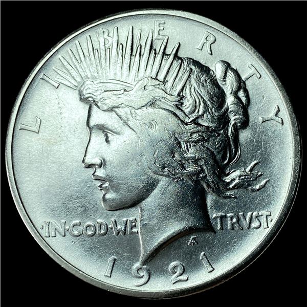 1921 Silver Peace Dollar CHOICE AU