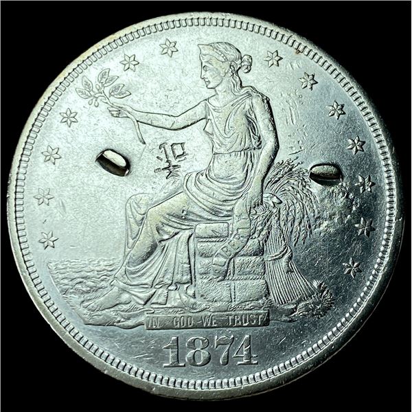 1874 Silver Trade Dollar HIGH GRADE