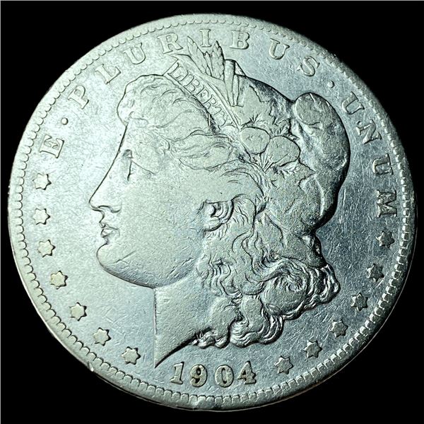 1904-S Silver Morgan Dollar LIGHTLY CIRCULATED