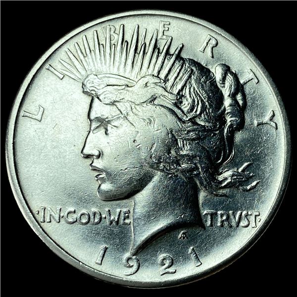 1921 Silver Peace Dollar CHOICE AU