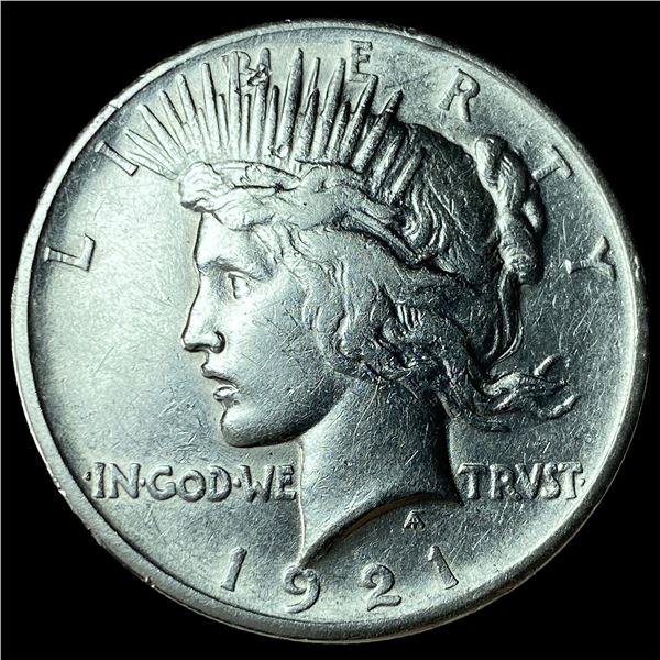 1921 Silver Peace Dollar CHOICE AU