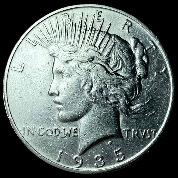 1935 Silver Peace Dollar CHOICE AU