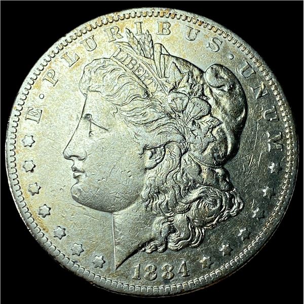 1884-S Silver Morgan Dollar CLOSELY UNCIRCULATED