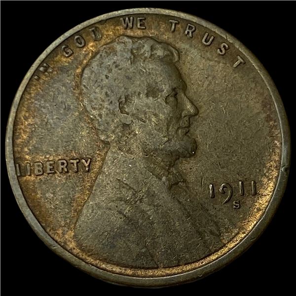 1911-S Lincoln Wheat Cent UNCIRCULATED