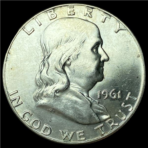 1961-D Silver Half Dollar Franklin GEM BU