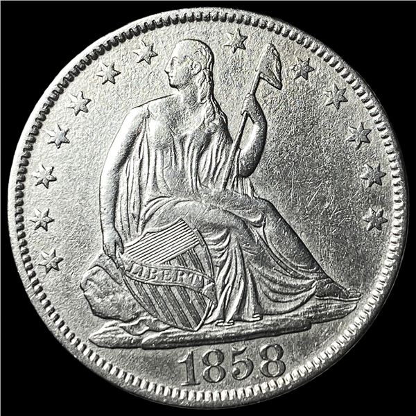 1858-O Silver Half Dollar UNCIRCULATED