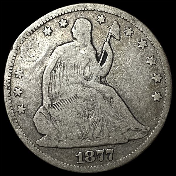1877-CC Silver Half Dollar HIGH GRADE