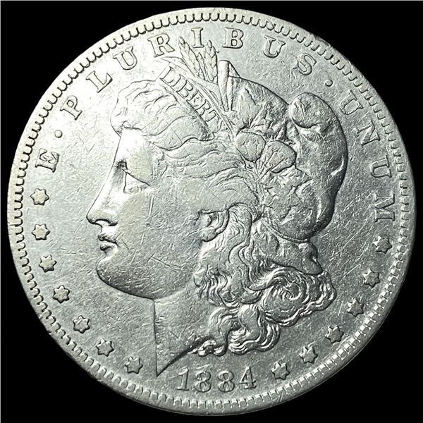 1884-S Silver Morgan Dollar ABOUT  UNCIRCULATED