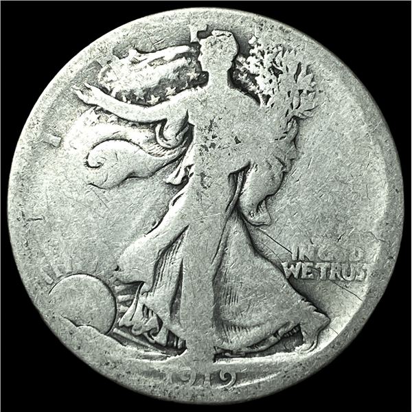 1949 Walking Liberty Half Dollar LIGHTLY  CIRCULATED