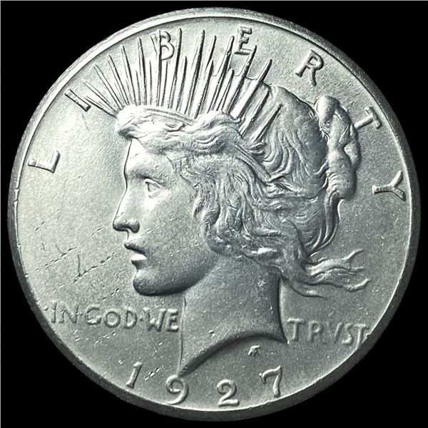 1927 Silver Peace Dollar CHOICE AU