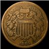 Image 1 : 1864 Bronze Two-Cent Piece ABOUT UNCIRCULATED