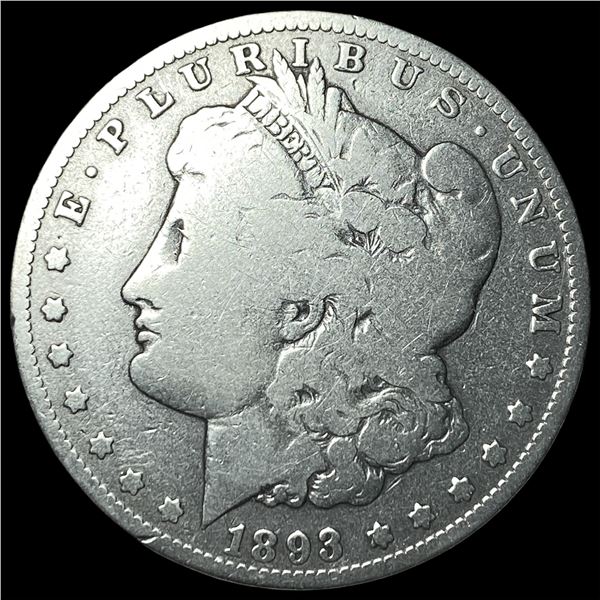 1893-O Silver Morgan Dollar LIGHTLY  CIRCULATED