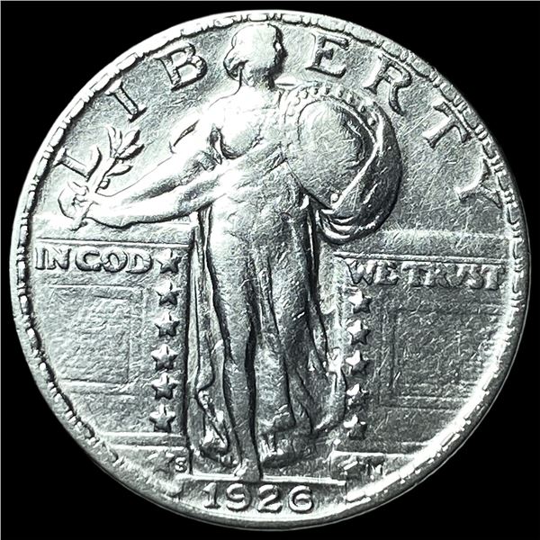 1926-S Silver Standing Liberty Quarter  UNCIRCULATED