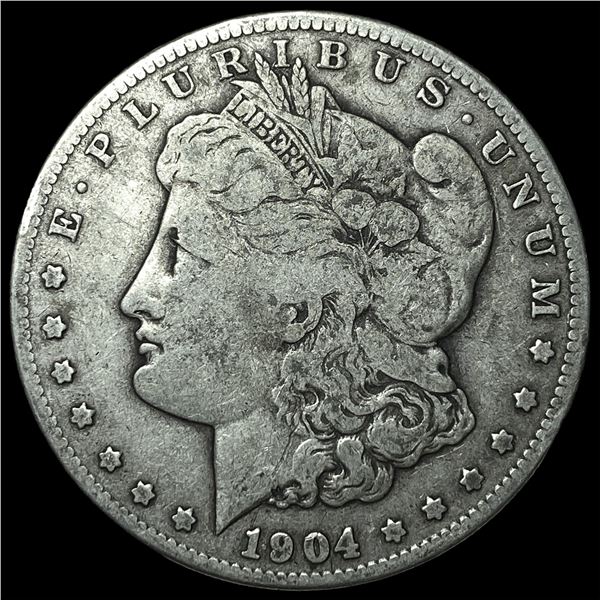 1904-S Silver Morgan Dollar LIGHTLY  CIRCULATED