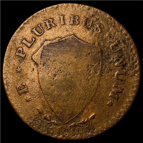 1787 New Jersey Copper Coin ABOUT  UNCIRCULATED